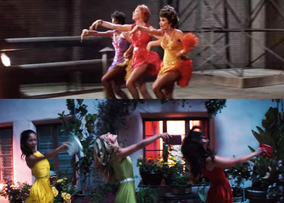 Top: Sweet Charity. Bottom: La La Land.