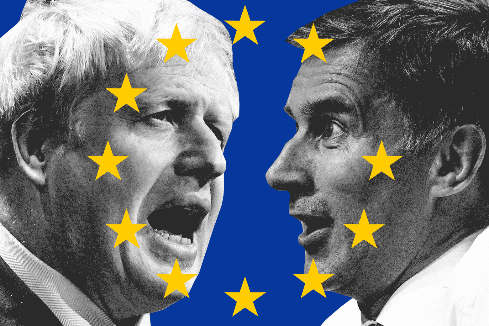 Boris Johnson and Jeremy Hunt