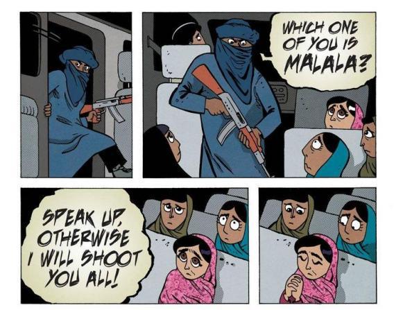 Malala Yousafzai Illustrated Story Of The Pakistani Girl Shot By The Taliban 6140