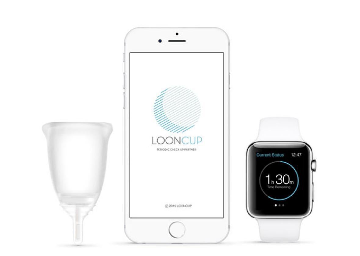 looncup the first smart menstrual cup.