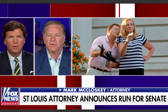 Mark McCloskey Announces Senate Run Touting Experience as Man in Video Pointing a Rifle at Passersby Mark McCloskey Announces Senate Run Touting Experience as Man in Video Pointing a Rifle at Passersby