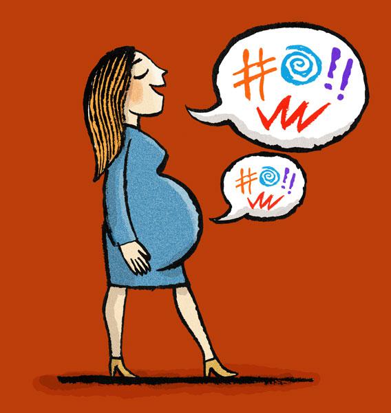 Swearing while pregnant Can a mom stop herself from cursing?