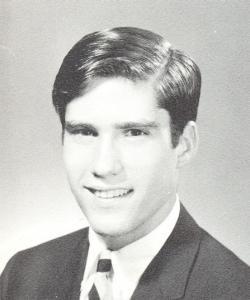 Mitt Romney senior photo 1965