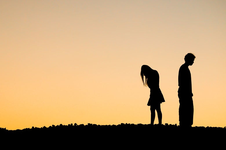 Essay On Photosynthesis A Male And Female Seen From Behind In Silhouette English Essay About Environment also First Day Of High School Essay Caitlin Flanagan Why Her Essay On Teen Sexual Assault Appeals To Essay Reflection Paper Examples