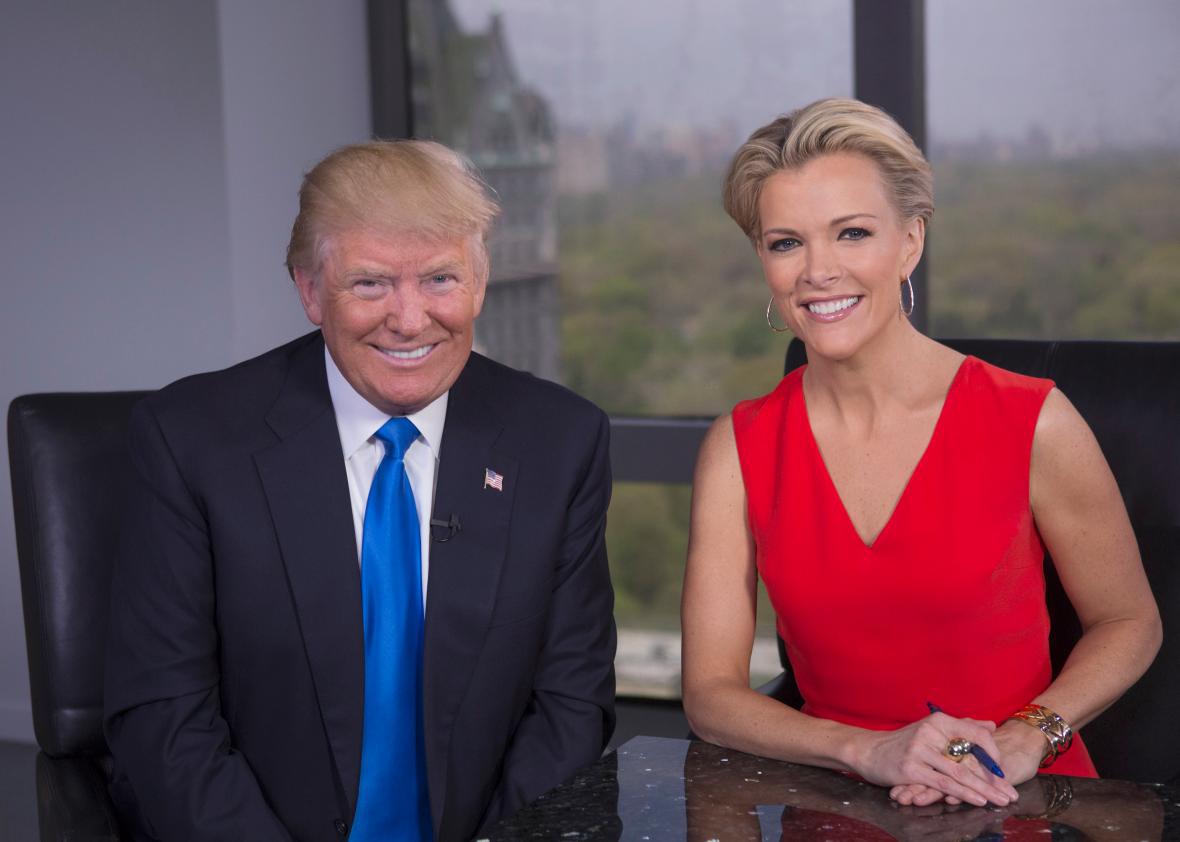 Megyn Kelly and her good buddy Donald Trump.