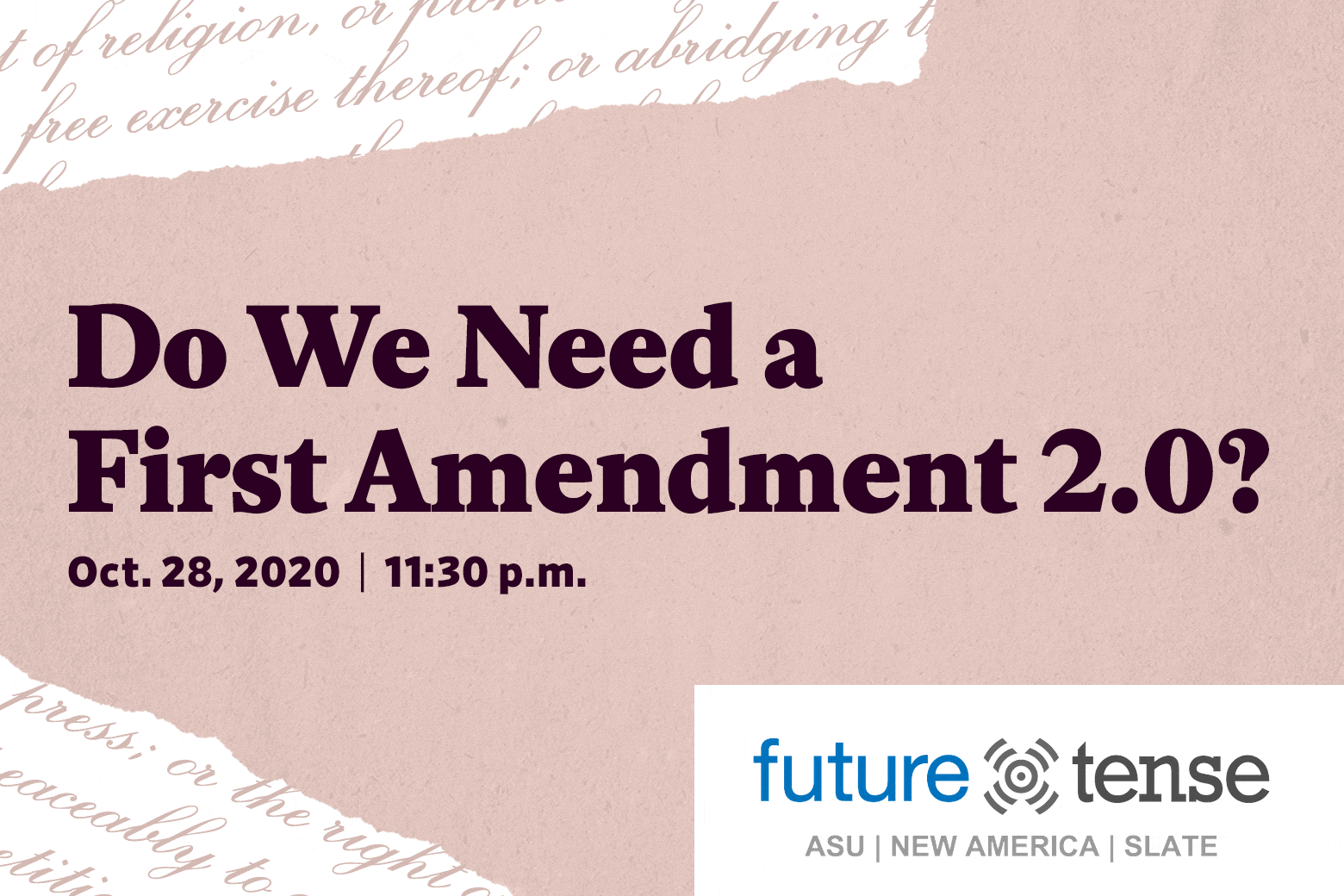 Free Speech Project Do We Need A First Amendment 2 0