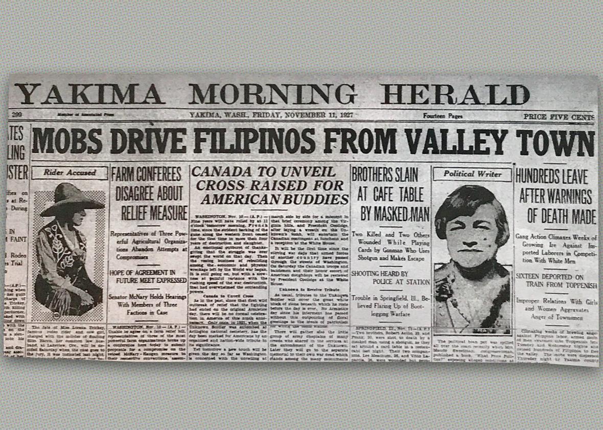 Friday, Nov. 11, 1927 of the Yakima Morning Herald