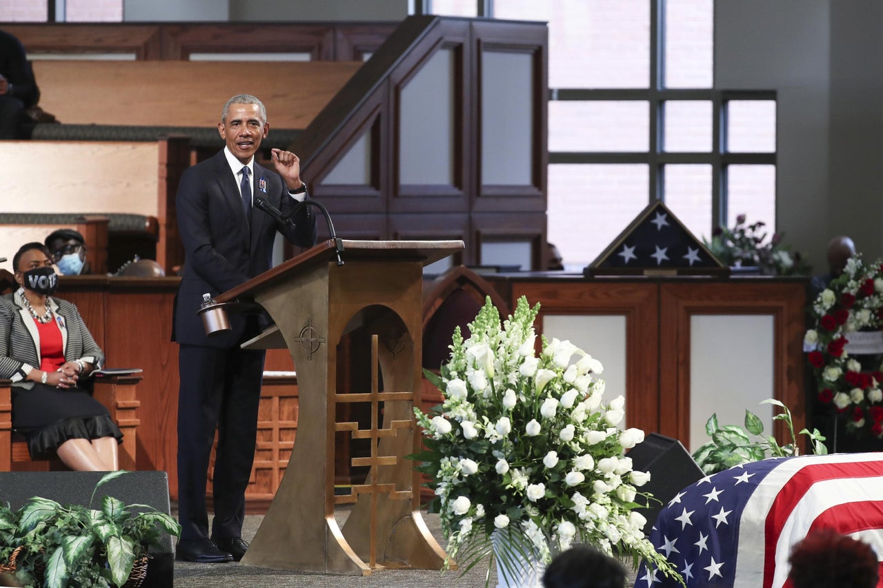 Barack Obama’s eulogy for John Lewis was perfect.