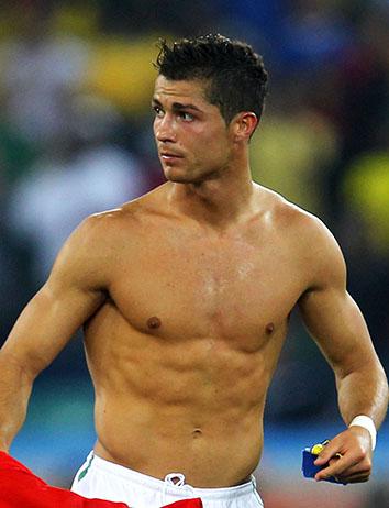 Cristiano Ronaldo of Portugal during the 2010 World Cup. 