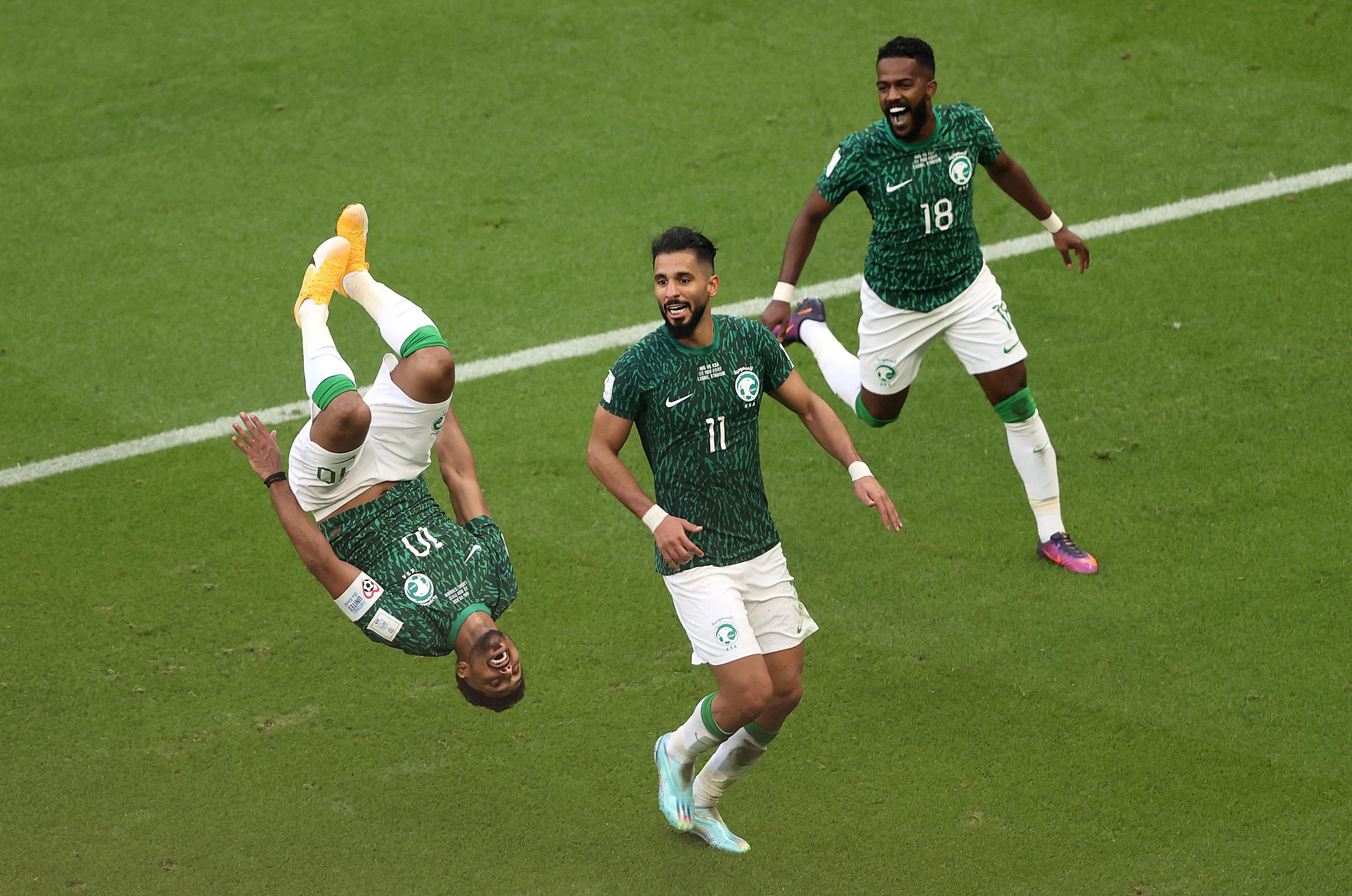 Saudi Arabia win over Argentina at the World Cup no one in the world is happier than this guy.