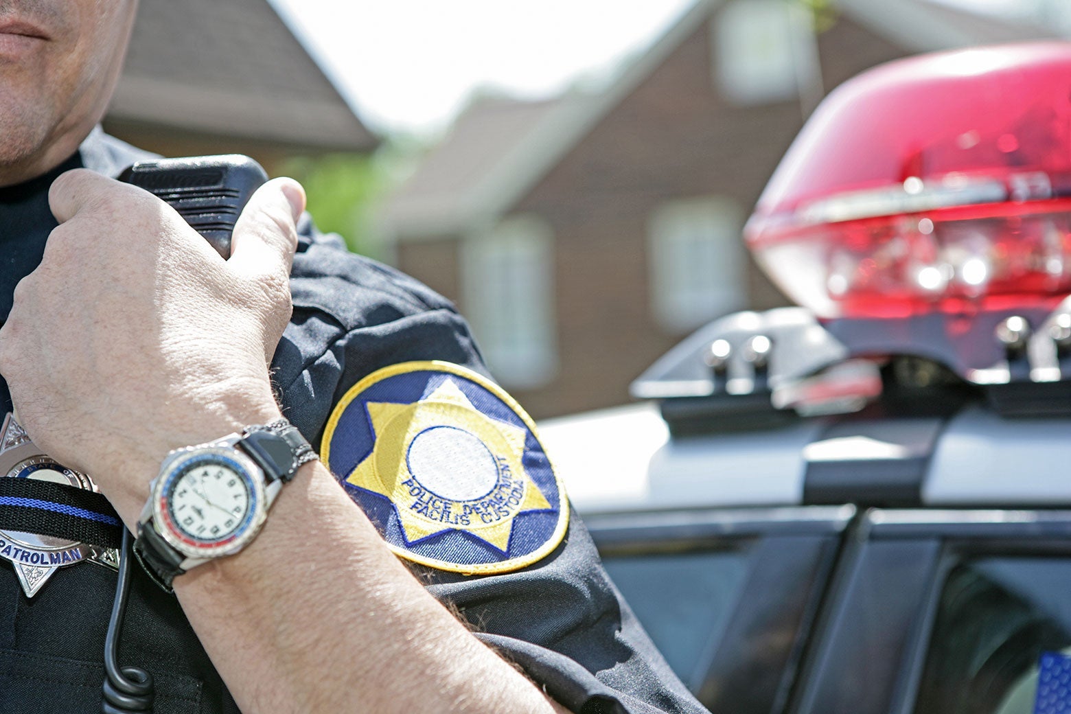 A policeman watches the action hi-res stock photography and images - Alamy