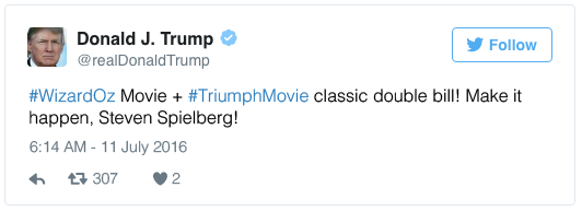 #WizardOz Movie + #TriumphMovie classic double bill! Make it happen, Steven Spielberg!