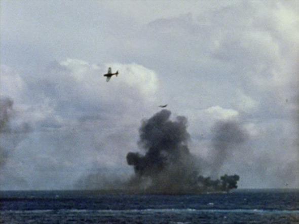 An image from the Battle of Midway.
