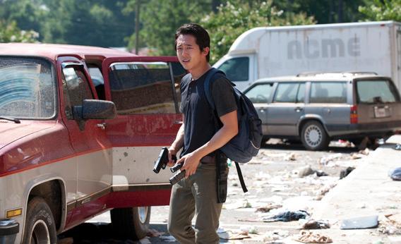 Glenn (Steven Yeun) in Walking Dead