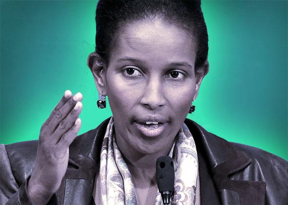 Activist and author Ayaan Hirsi Ali speaks at the National Press Club, April 7, 2015 in Washington, DC. 