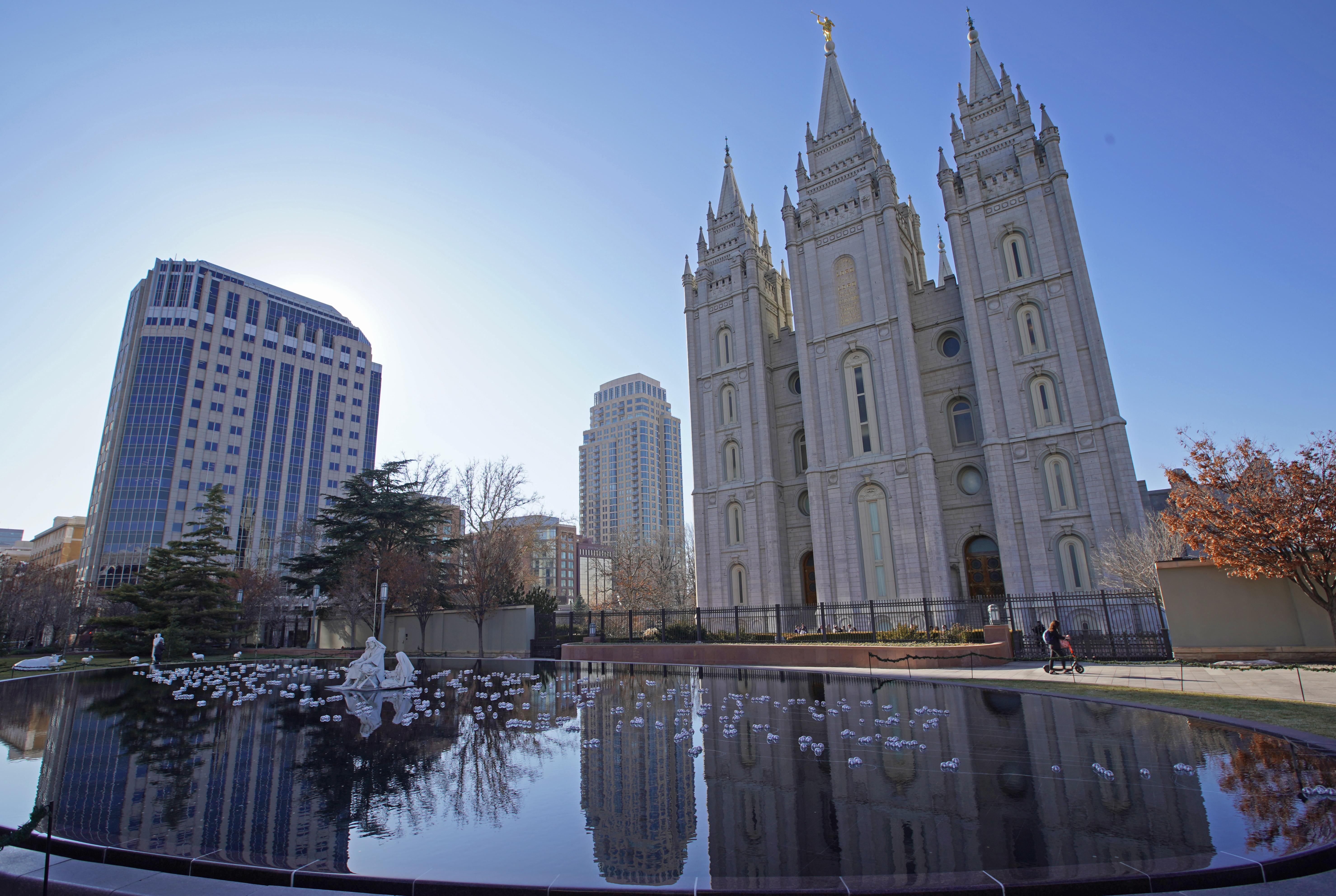 The Mormon Church sued a prominent member of the Huntsman family for fraud.