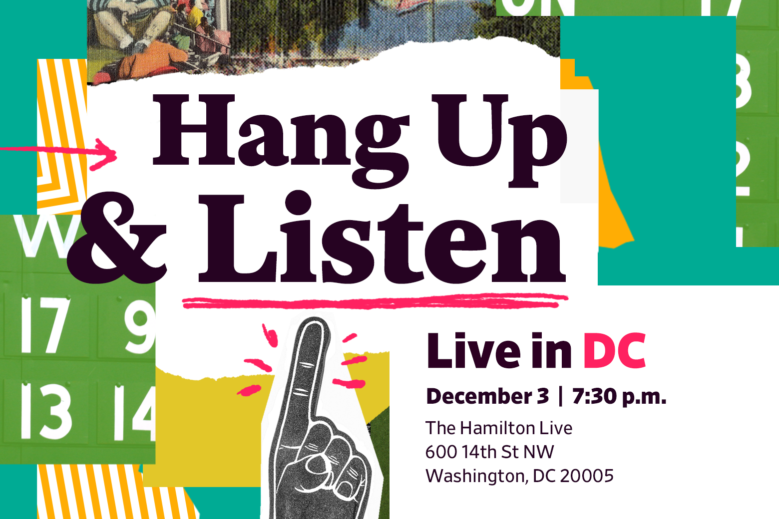Hang Up & Listen event description