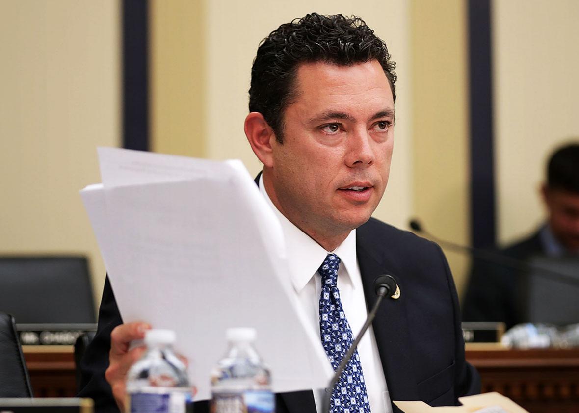 House Judiciary Committee member Rep. Jason Chaffetz questions Internal Revenue Service Commissioner John Koskinen during a hearing in the Rayburn House Office Building on Capitol Hill September 21, 2016 in Washington, DC. 