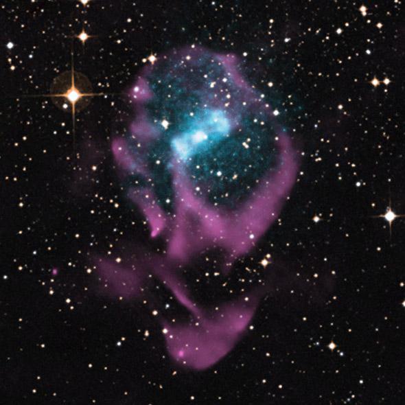 Supernova Blast Provides Clues to Age of Binary Star System