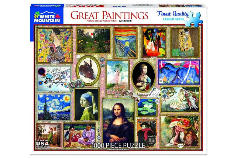 White Mountain Great Paintings puzzle