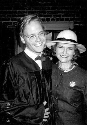 John Dickerson and his mother, Nancy Dickerson.