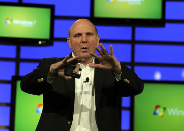 Microsoft CEO Steve Ballmer, unleashing human potential with a heart full of passion.