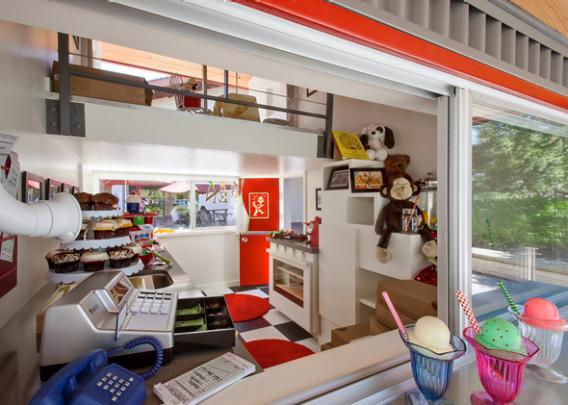 Playhouses on display at Stanford Shopping Center make dreams