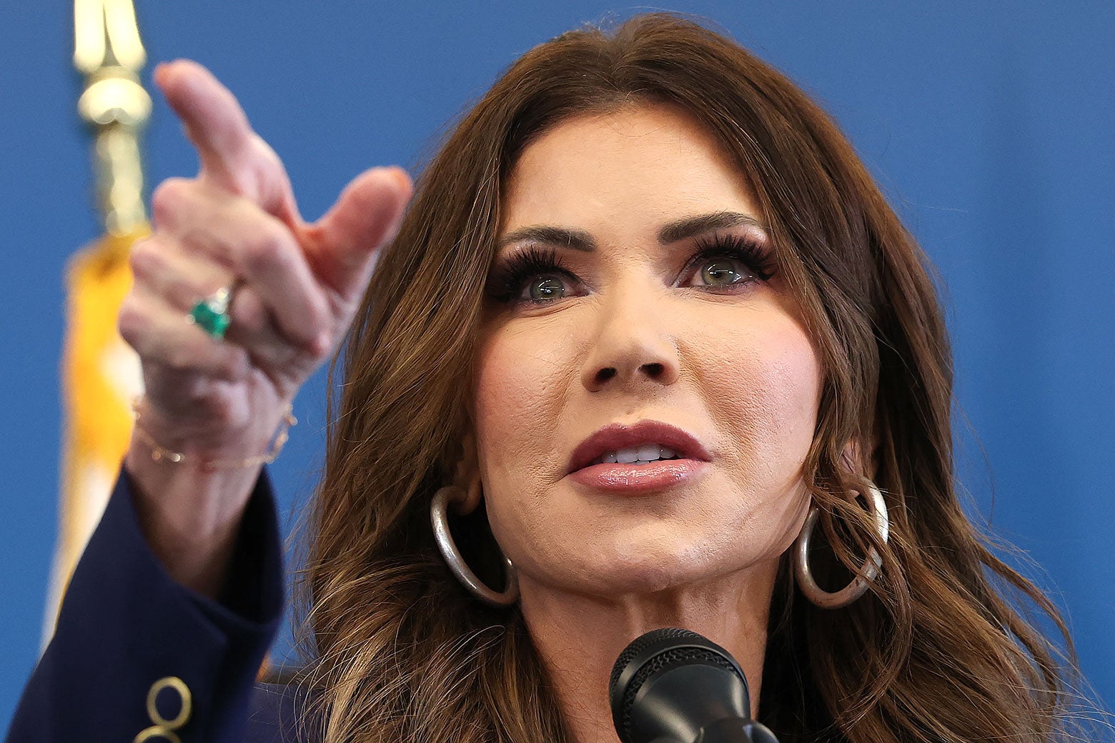 Kristi Noem, for the Love of All That Is Good, Please Take Off Your Hoop Earrings