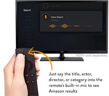 Amazon Fire TV voice search