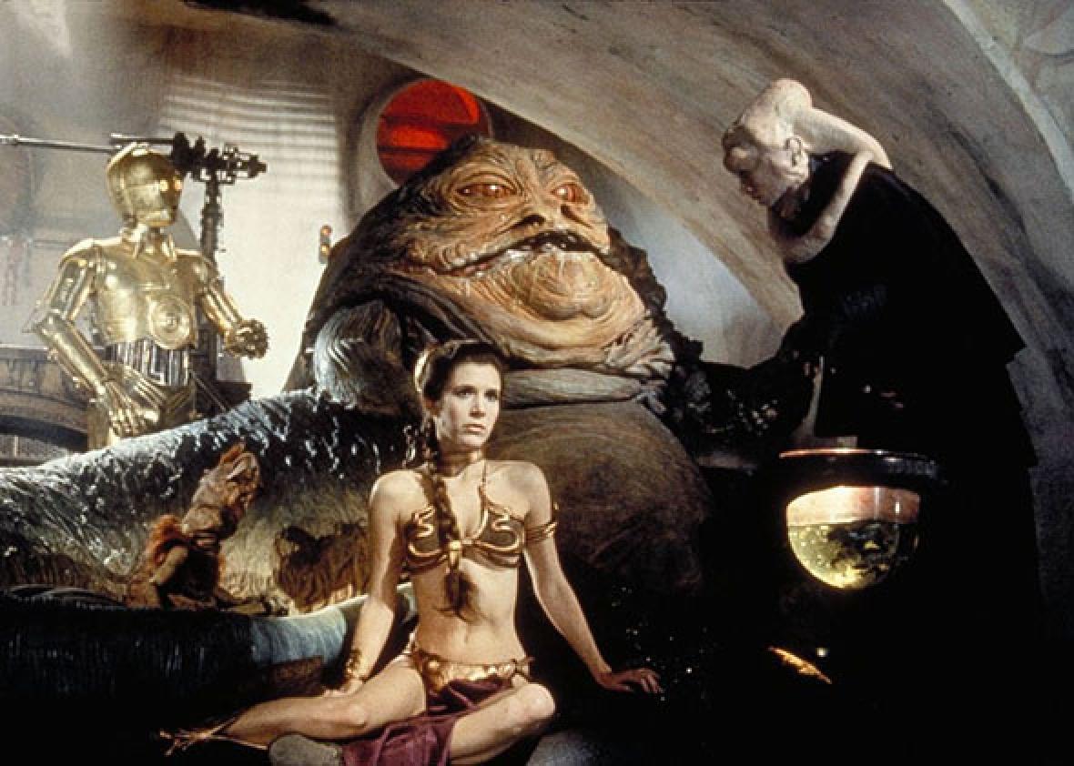 slave leia return of the jedi