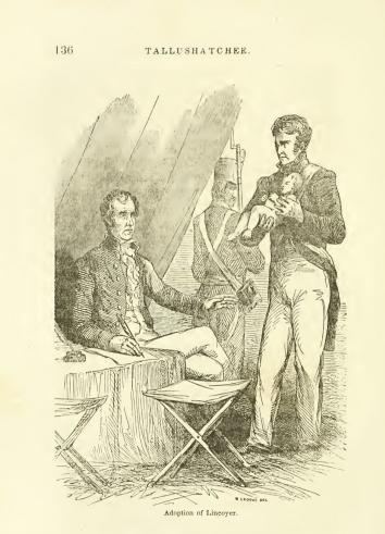 Illustration from John Frost's 1860 biography, A Pictorial History of Andrew Jackson.