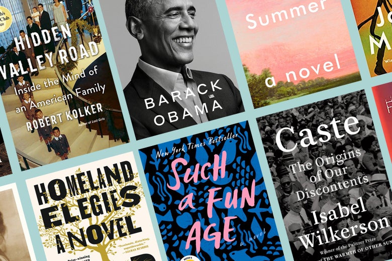 The covers of some of the books on the list.