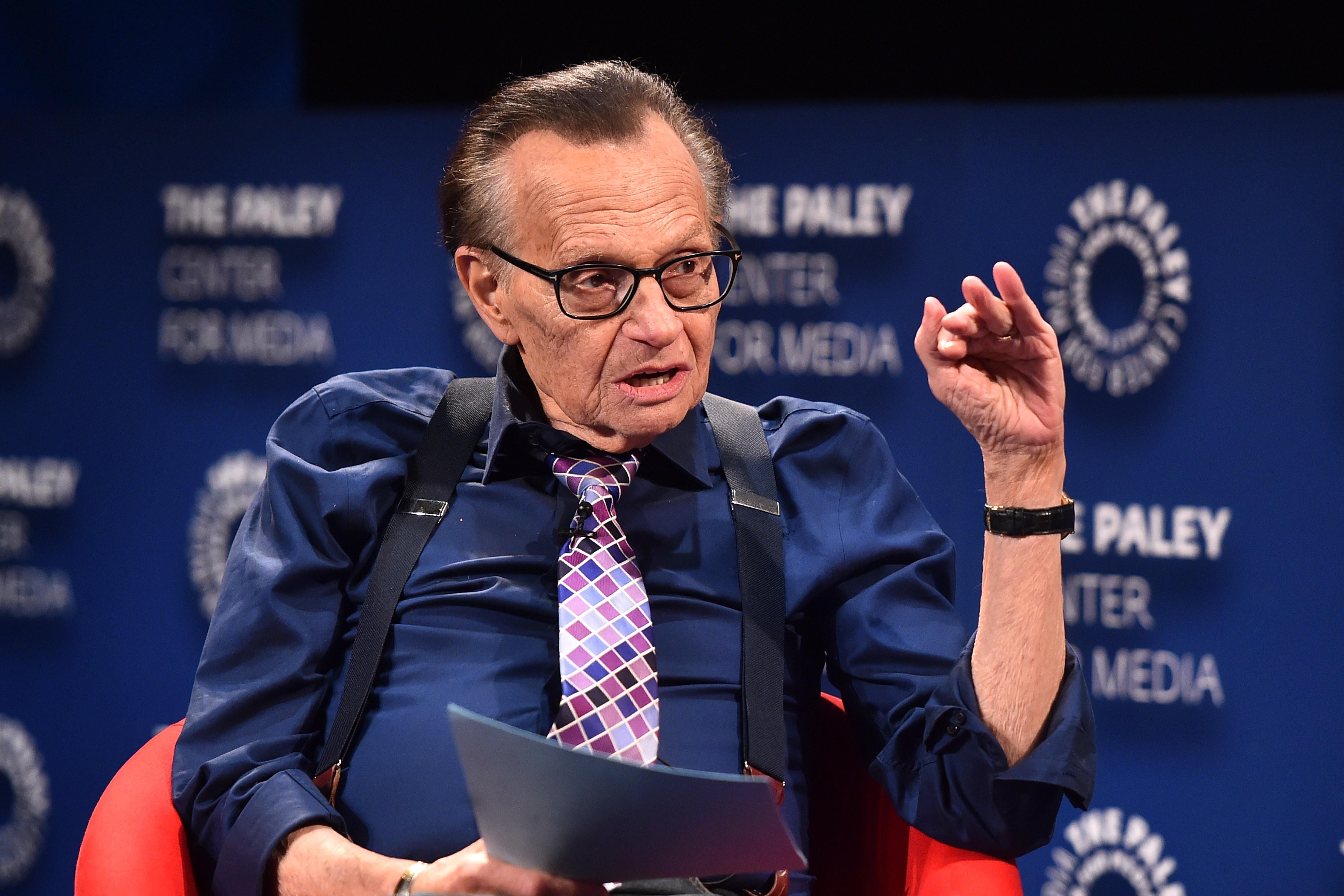 Larry King attends the Paley Center For Media Presents: A Special Evening With Dionne Warwick: Then Came You at the Paley Center for Media on August 1, 2018 in Beverly Hills, California. 