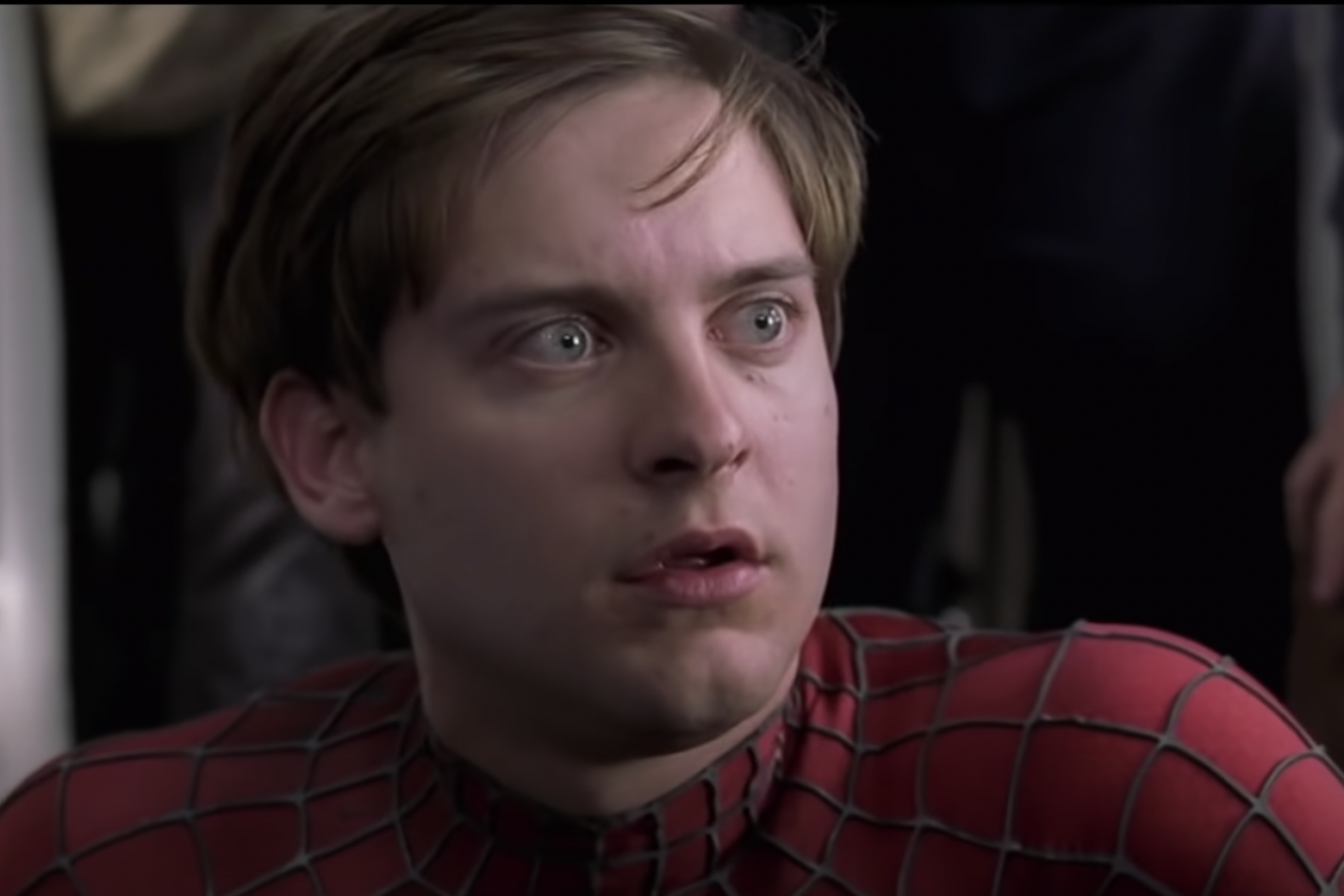 tobey maguire peter parker funny
