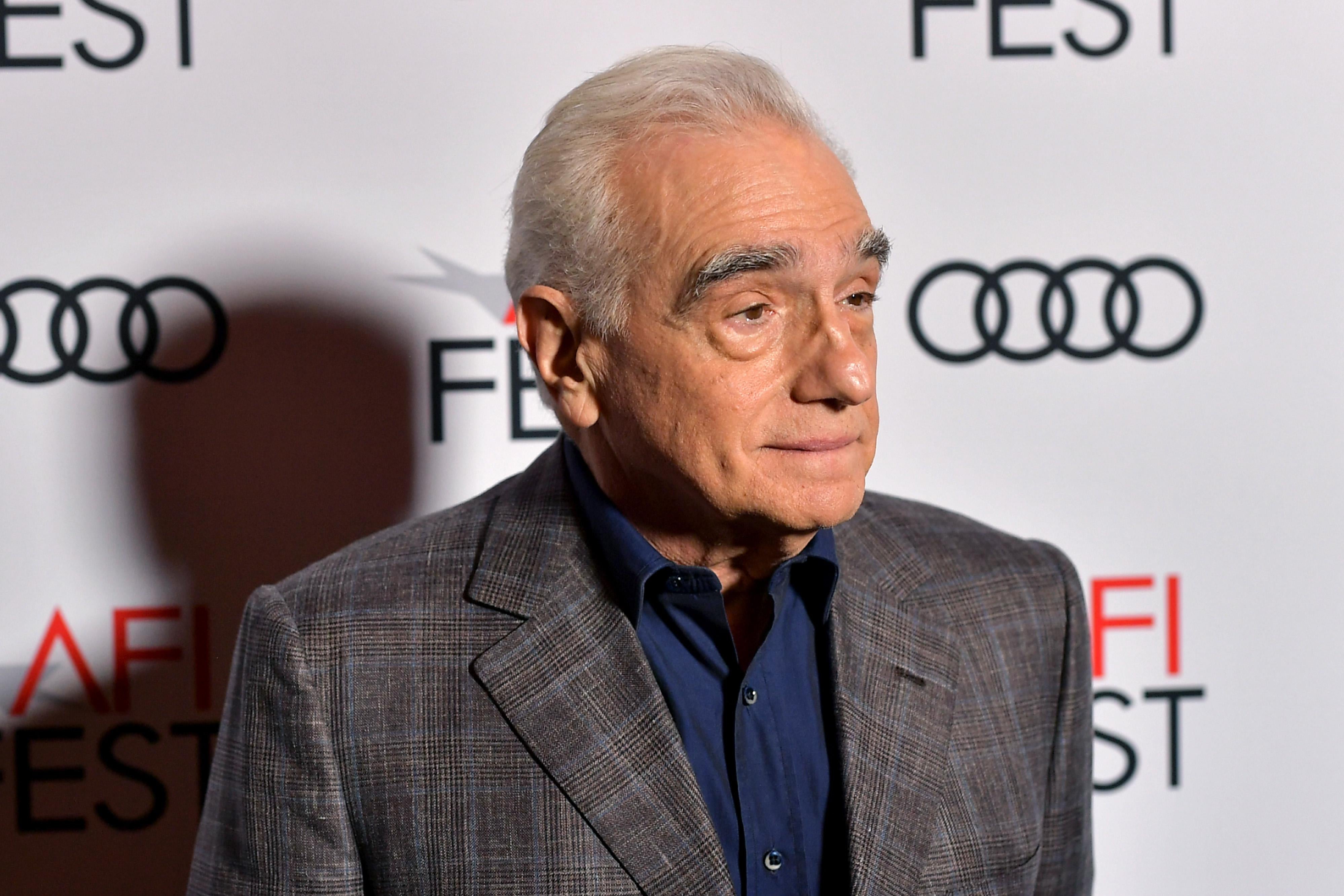 Martin Scorsese on a red carpet.