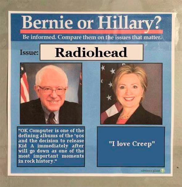 The Bernie vs. Hillary meme is weird