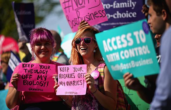 Employer Paid Birth Control Supporters