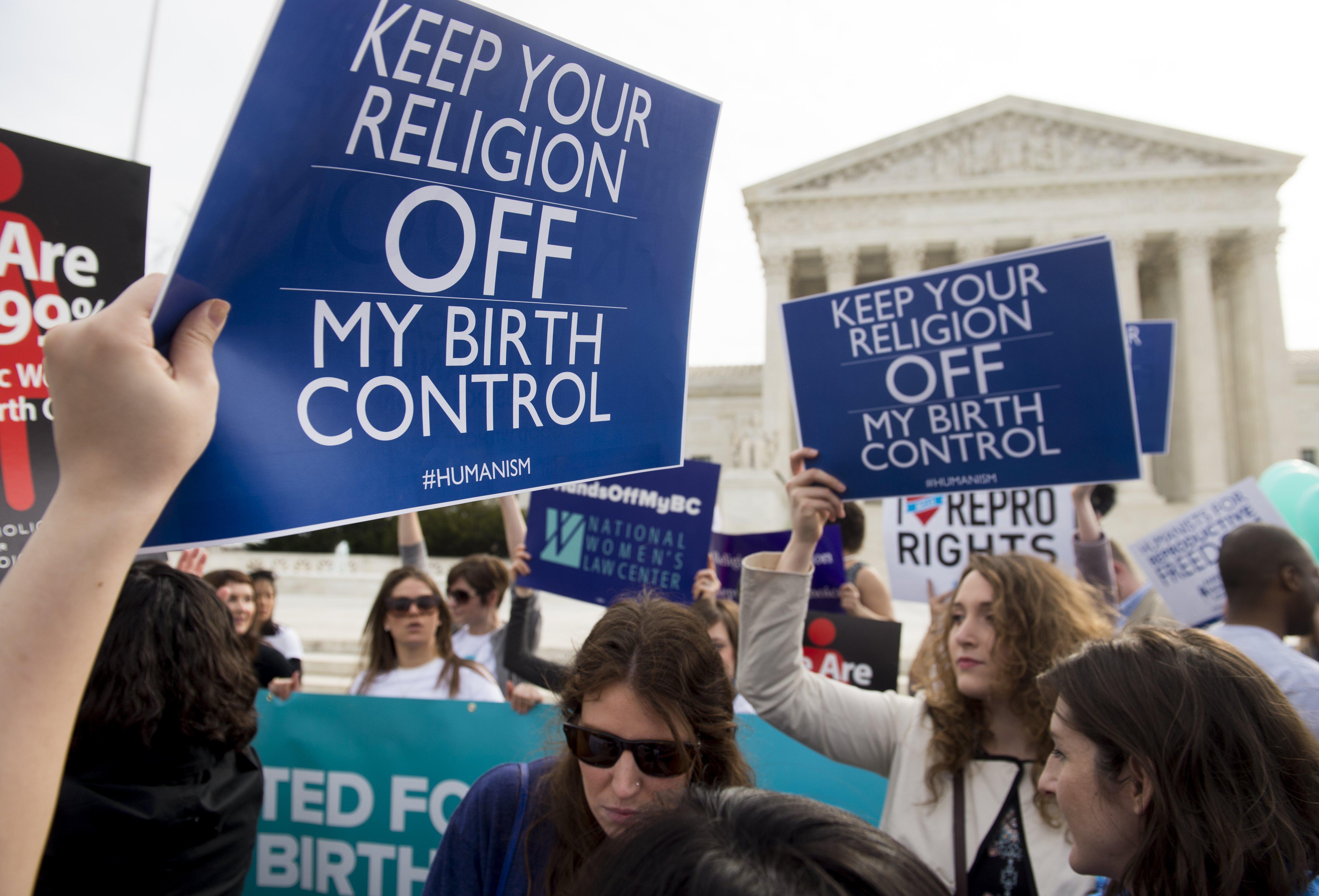 Supreme Court Decision Hobby Lobby Anti Birth Control Supporters