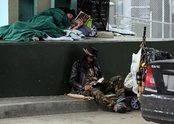 San Francisco's homeless community has its own "sharing economy."