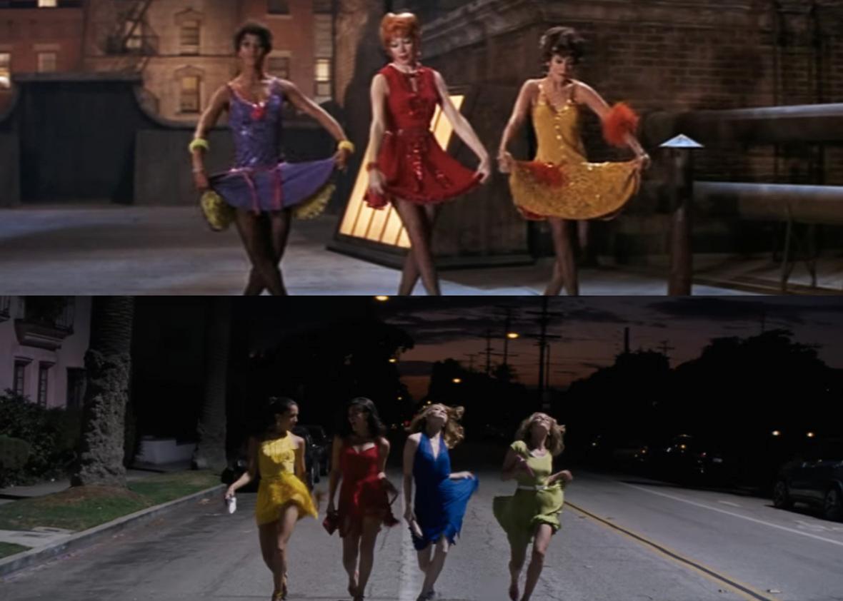 Top: Sweet Charity. Bottom: La La Land.