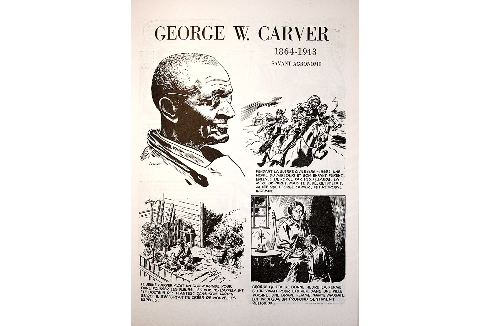 A page about George W. Carver.