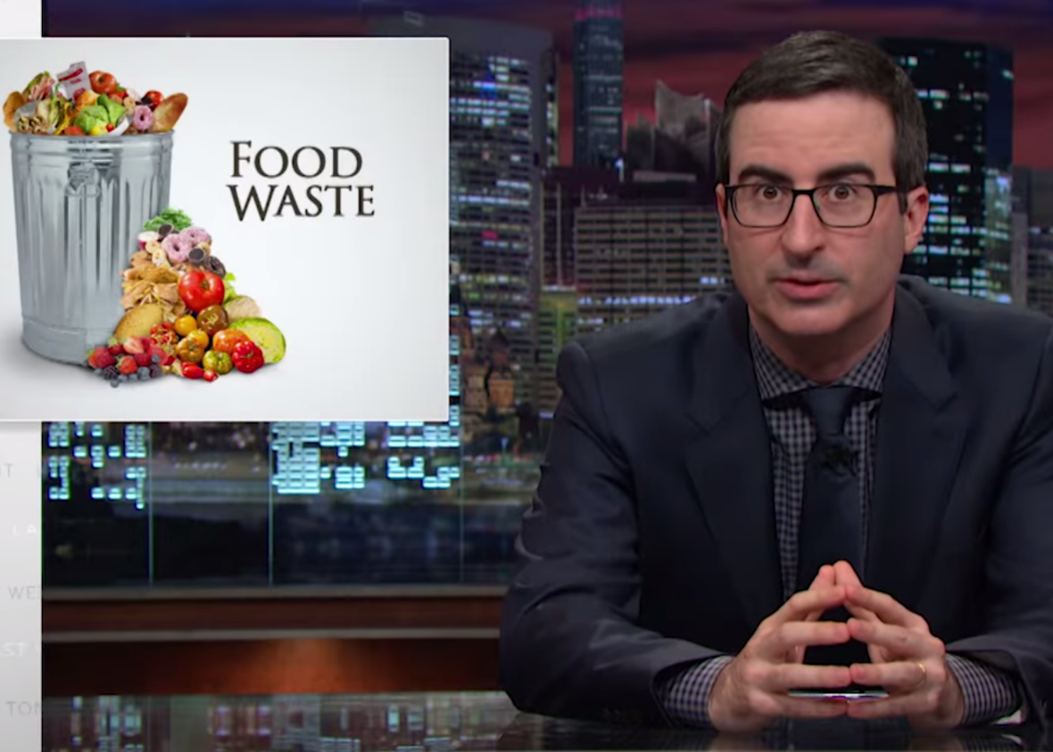 John Oliver’s Last Week Tonight segment on food waste breaks down why it’s so harmful (VIDEO).