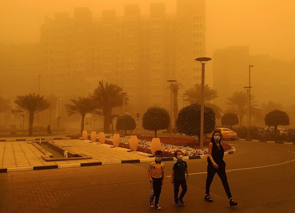 A massive dust storm hit Dubai and the Arabian Peninsula on Thursday