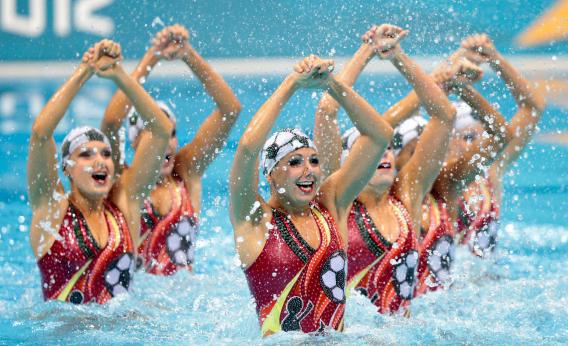 synchronized swimming outfits