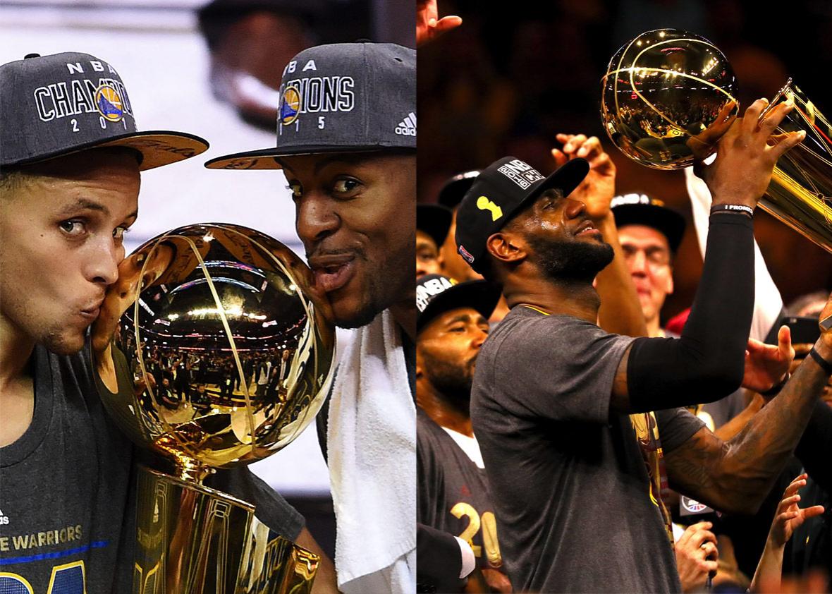 2015 & 2016 NBA Championship Trophy