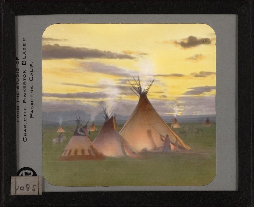 History of Blackfeet Indians: Walter McClintock's lantern