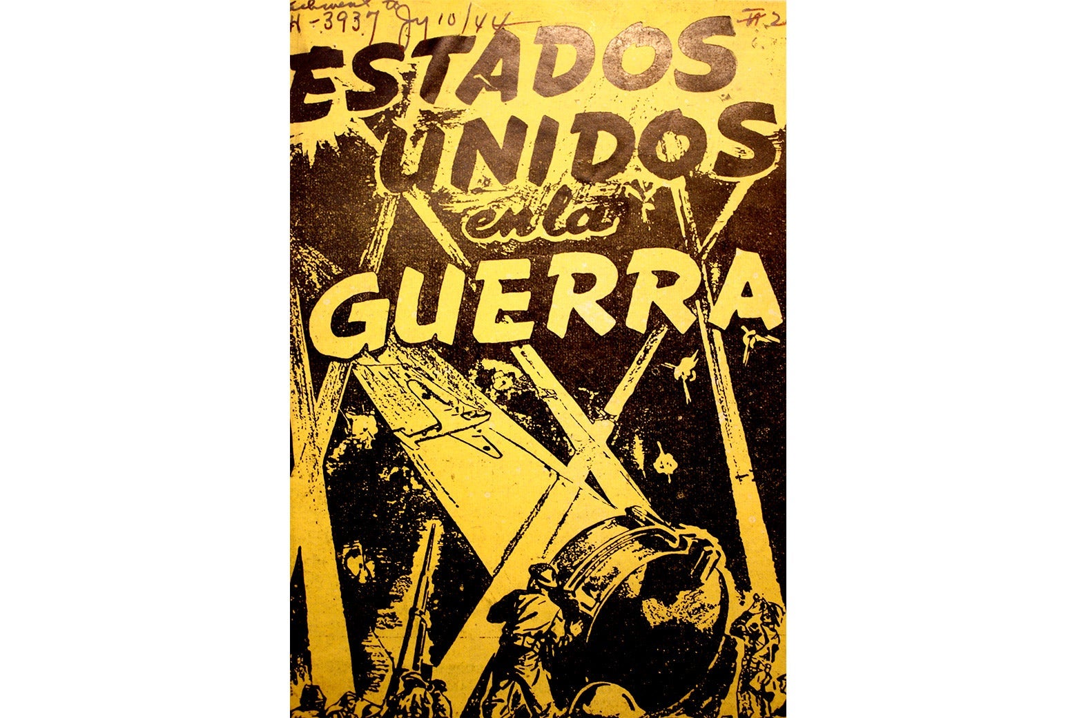 The yellow cover of a Spanish language comic.