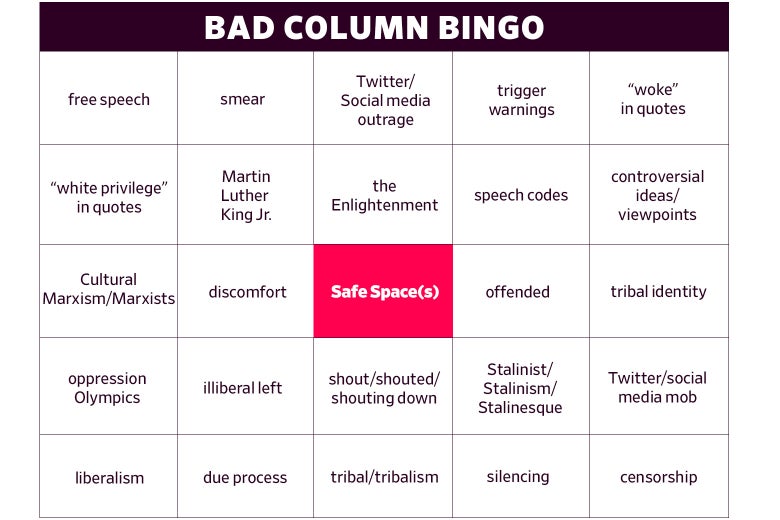 Bad Column Bingo