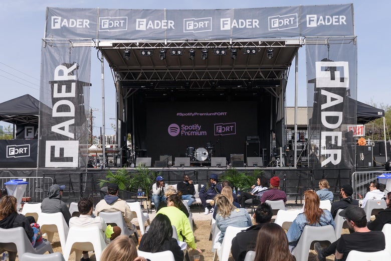 A stage at SXSW. 