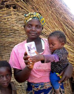 The mother had used Kit Yamoyo to treat her daughter the week before this picture was taken on December 13, 2012 in Katete District, Eastern Province, Zambia.